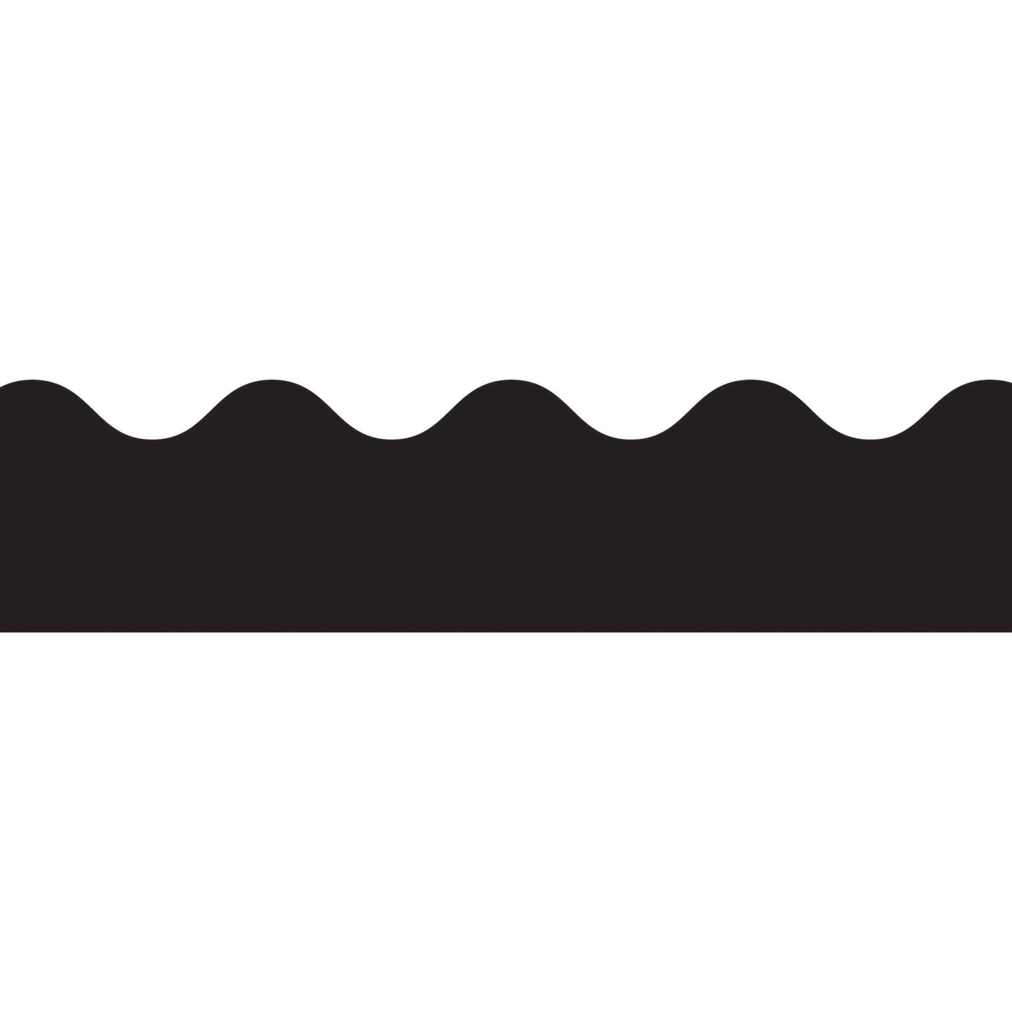 Carson Dellosa Education® Jet Black Scalloped Borders, 234ft.